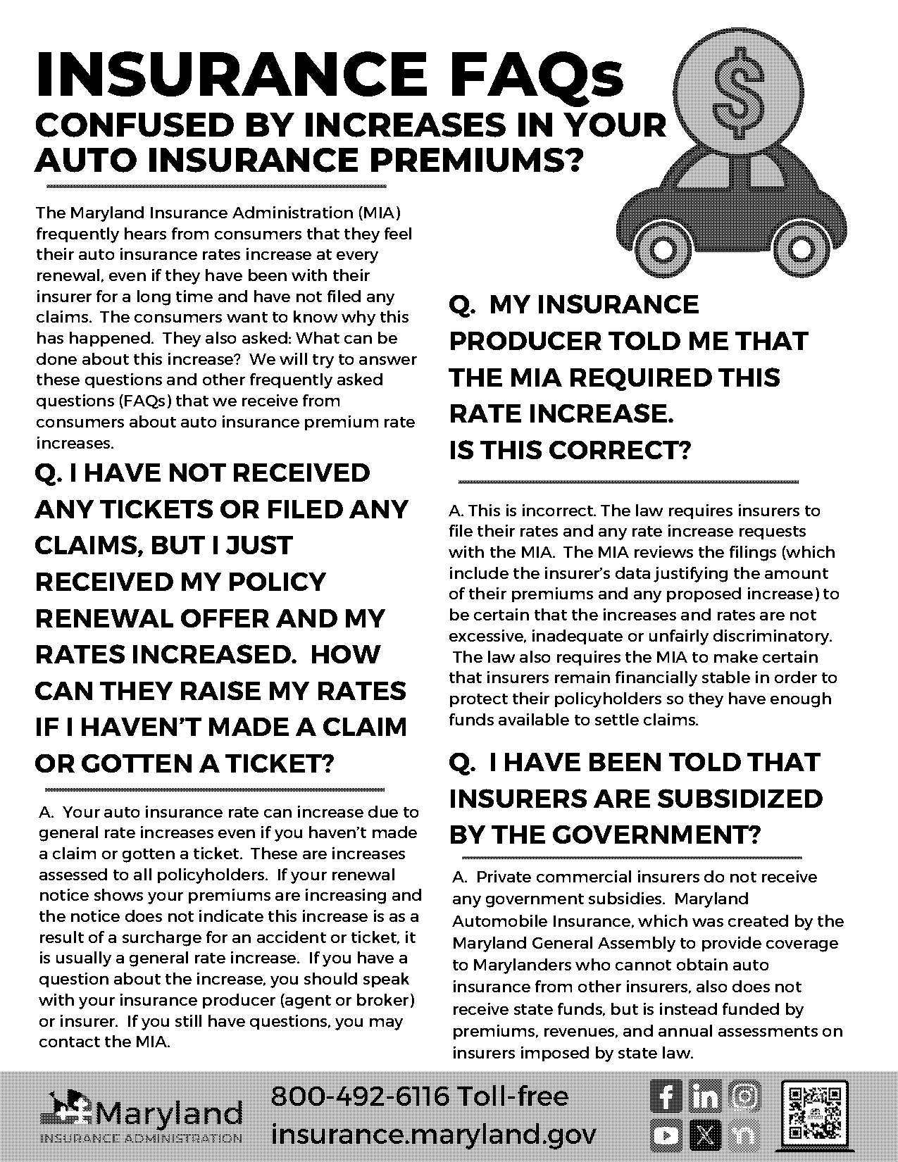 does insurance claims increase premium